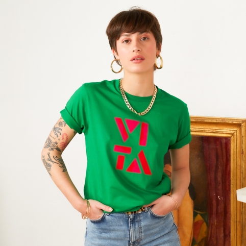 T-shirt Vert Vitamina collection L'ALFABETO DELL'AMORE