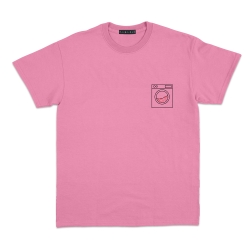 T-Shirt Machine à Laver Rose Homme