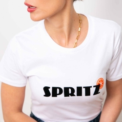 White T-Shirt Arancia Spritz