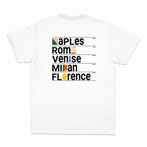 T-Shirt Villes Italiennes collection Italian Attitude Club